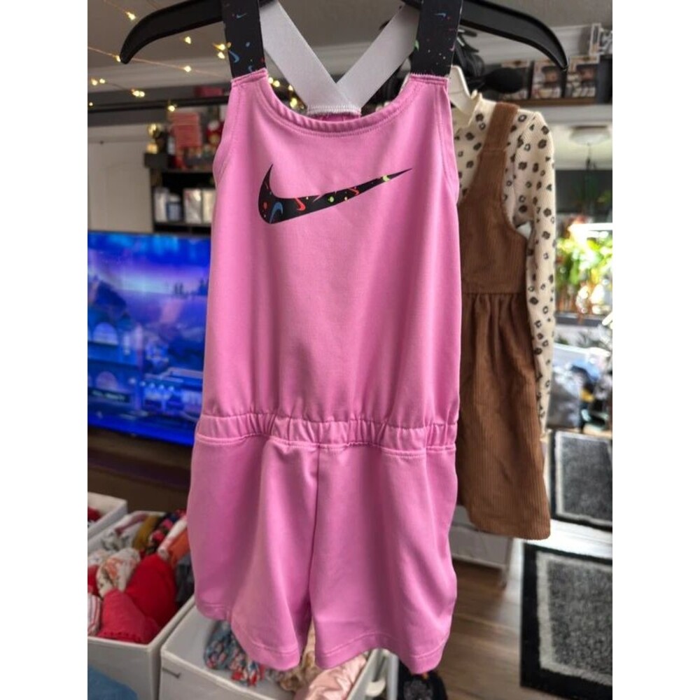 Nike Dri-Fit Pink Romper Girls 2T 7142